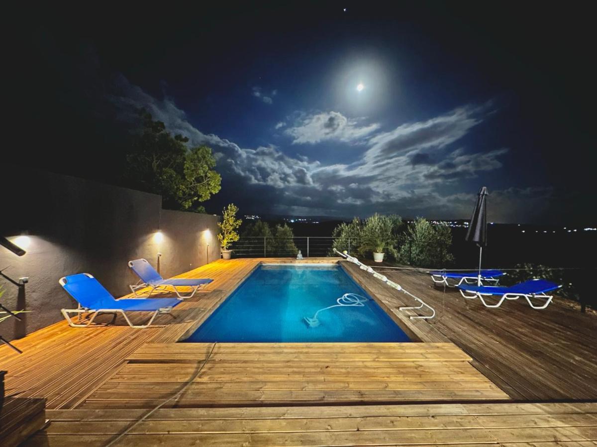 Private Pool Villa Ggki Skepasti ภายนอก รูปภาพ